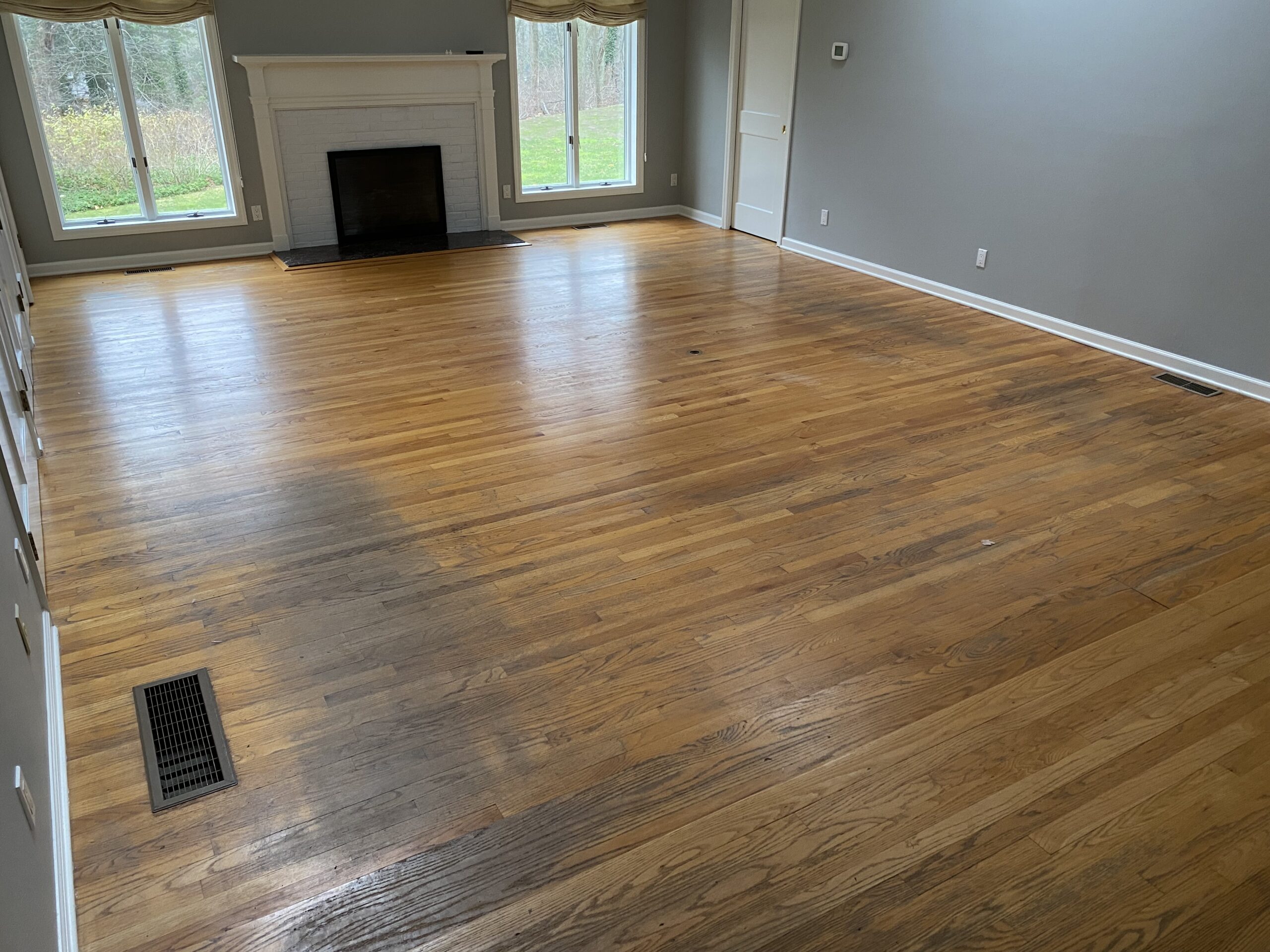 When to refinish your hardwood floors.